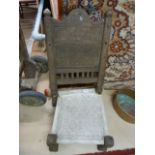 Folding camel chair from Rajistan Indian with cord seat and rustic repairs (broken foot available)