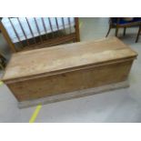 Antique pine coffer