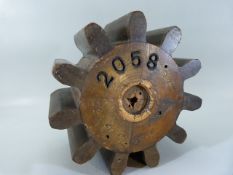 19th Century antique wooden cog - No. 2085 (733)