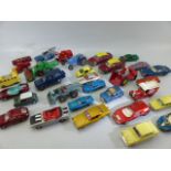 Various Diecast farm vehicles and cars