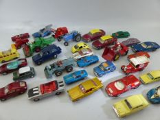 Various Diecast farm vehicles and cars