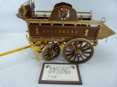 Whitbread model of a Cart with plaque to Certify Ltd Edition no 51