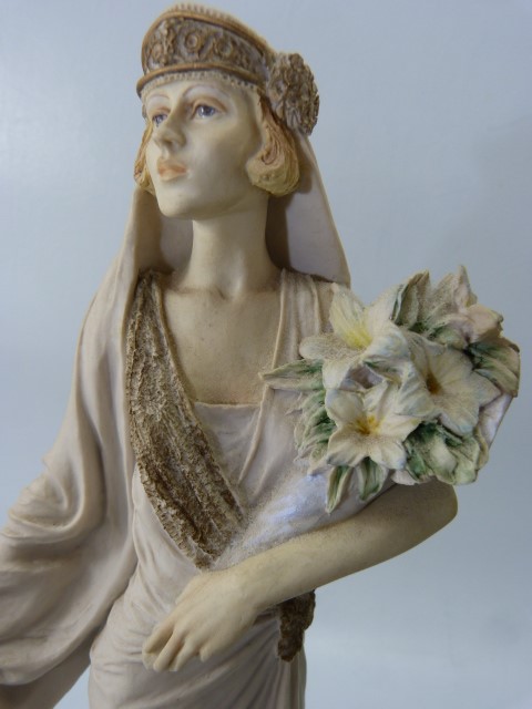 Noritake figure of a lady along with Two Royal Doulton Ladies 'From This Day Forth and Vanessa' with - Image 3 of 8