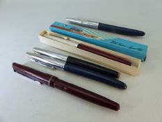 Various fountain pens