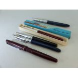 Various fountain pens