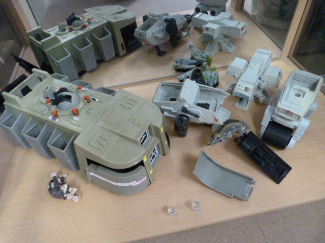 STAR WARS - Troop Carriers, Refillers and small quantity of figures.