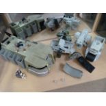 STAR WARS - Troop Carriers, Refillers and small quantity of figures.