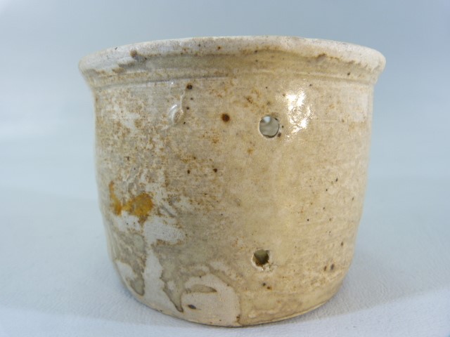 19th Century French stoneware Cheese mould. Pierced to Bottom and Sides. - Image 3 of 6