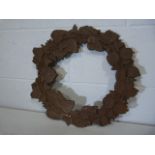 Cast Iron Victorian french wreath