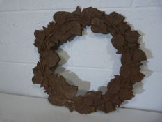 Cast Iron Victorian french wreath