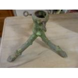 Antique Cast Iron Christmas Tree stand. The feet in the form of bark.