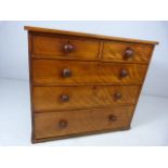 Antique Mahogany chest of five drawers