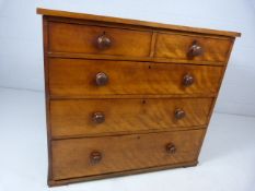 Antique Mahogany chest of five drawers