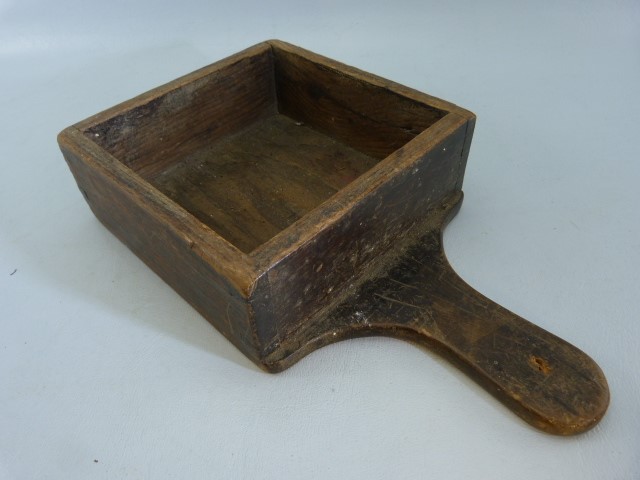 18th Century pine collection box along with a later Victorian sample - Image 4 of 7