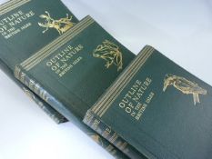 Three Books - Sir John Hammerton - The Outline of Nature - Three volumes.