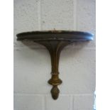 Gesso Wood Victorian Wall sconce - Corinthian type column with acorn drop finial