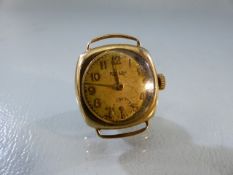 Vintage 9ct Gold cased ROTARY watch (winds and runs)