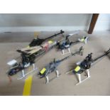 Hobbyist - Five remote control helicopter bodies A/F