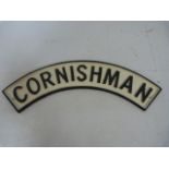 Cast iron Wall plaque 'Cornishman'