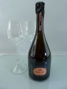 DOM RUINART. Boxed Gift set containing Dom Ruinart Brut Rose Champagne 1996 Complete with outer