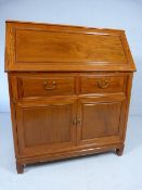 Chinese style hardwood bureau with fall front