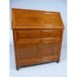 Chinese style hardwood bureau with fall front