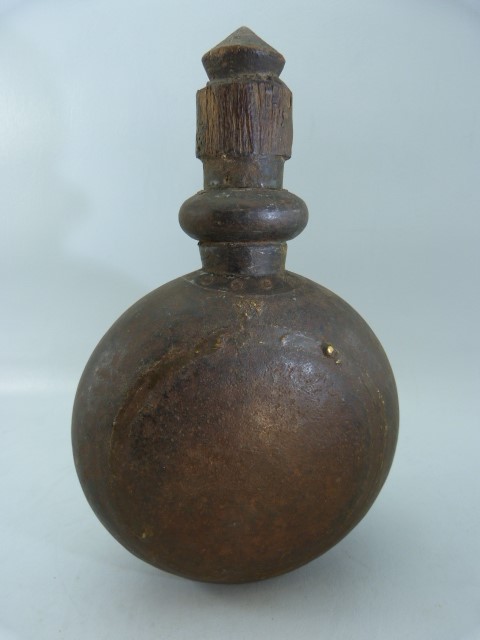 Late 19th Century Pilgrims Flask / Water Bottle with stopper - Image 3 of 8