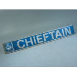 'Chieftain' sign