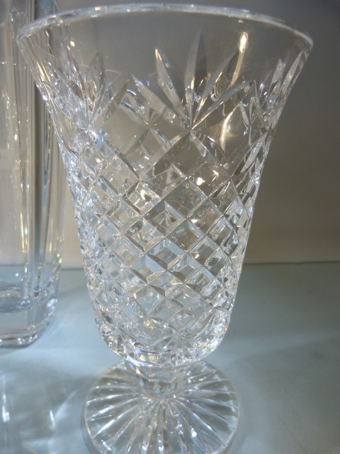 Racing Interest - Four Glass vases - 1 marked Winner Newton Abbot RaceCourse the other Lingfield - Image 2 of 5