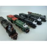 Five Gauge 'OO' locomotives four with tenders by maker MEHANO