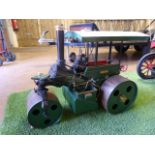 WALLACE AND STEVENS (SIMPLICITY) Three inch Scale Live Steam model of a traction engine, finished in