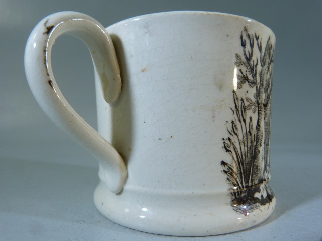 Early pearlware in Brown Transfer 'The litlle Plunderer' - Image 5 of 8