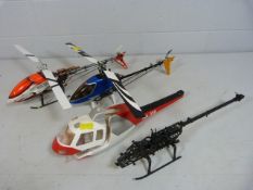 Hobbyist - Four remote control helicopter bodies A/F