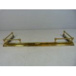 Art Deco Brass extending fender