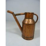 French copper watering can Early 19th century in the 'Lantern' shape