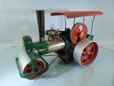 West German Scale model of a Traction Steam Engine 'Old Smokey' - Probably Wilesco.