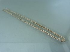 Hallmarked silver Rope chain