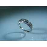 18ct White Gold seven stone Diamond Eternity Ring of approx 1/2ct