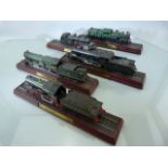 Mounted Model Trains - to include - King Class GWR, City of Truro 4-4-0 Class, CFF A 3/5 Class,