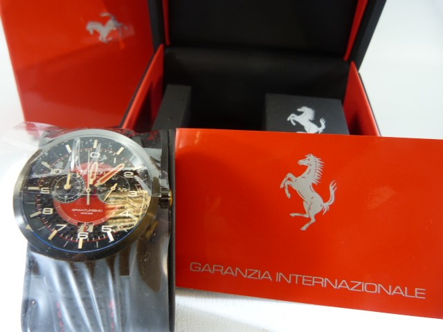 Ferrari Garanzia watch with paperwork in original Box - Image 6 of 11