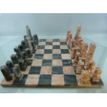 Boxed Marble chess Set