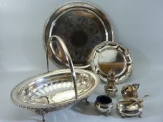 Quality silverplate to include a platter with 'Lion Passant' to back. Silverplated tureen, along