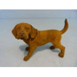 Cast iron figure of a dog