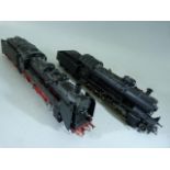 Two gauge 'OO' railway locomotives by Roco both with tenders