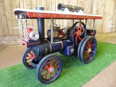 Exhibition Standard - Showmans Electric Engine on a 3" Scale. Named 'The Duke of Tatworth'. Comes