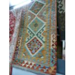 Vegetable Dye Wool Chobi Kelim runner 195 x 67