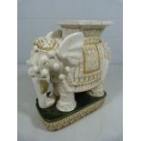 China garden seat in the form of an elephant