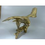 Brass figure of an eagle