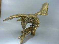 Brass figure of an eagle