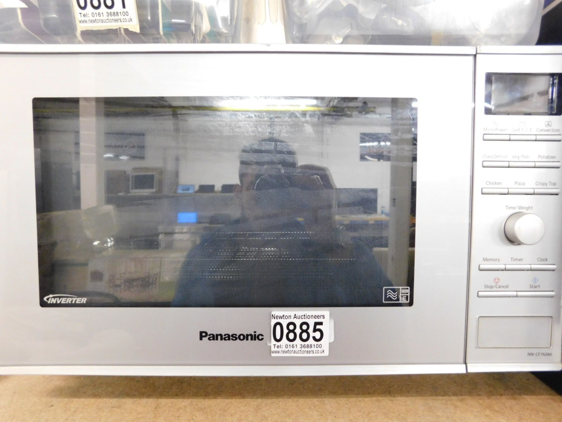 1 PANASONIC INVERTER NN-CF760M 1000W COMMERCIAL MICROWAVE RRP £299